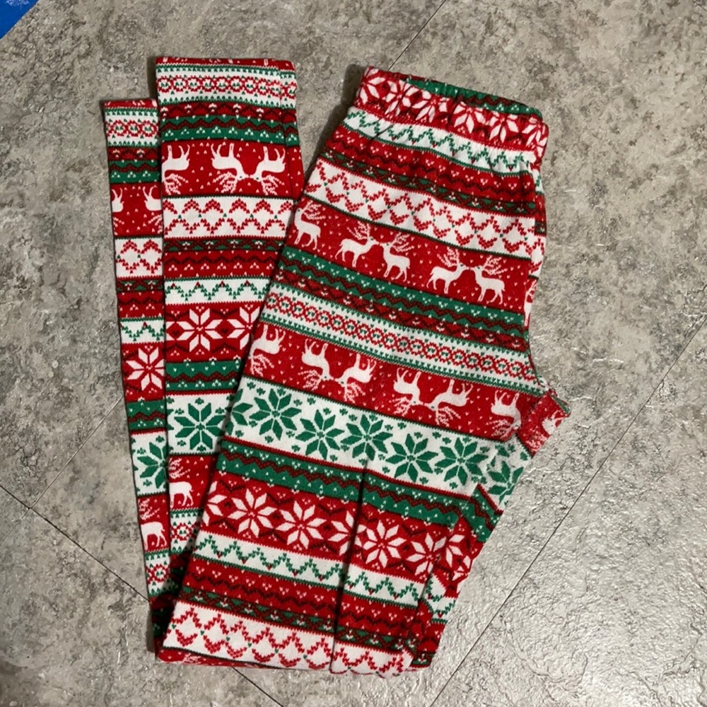 Warm Christmas leggings